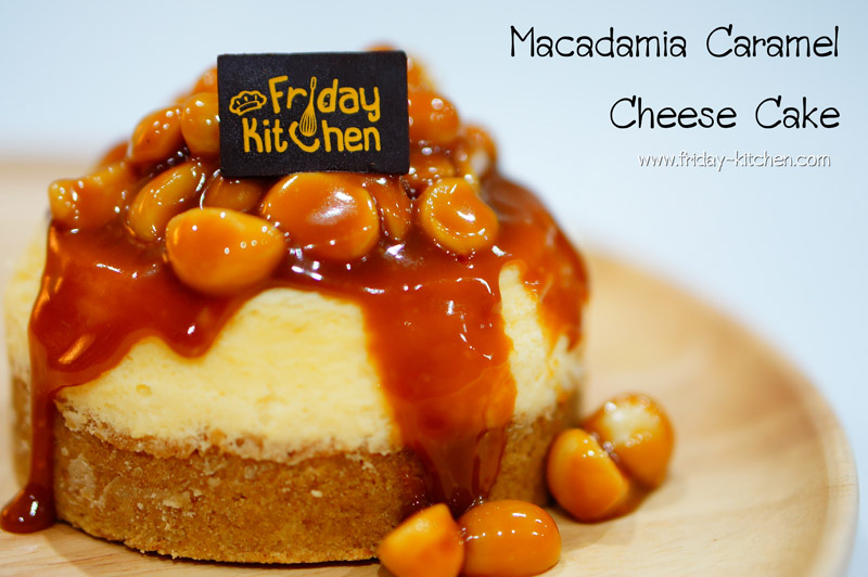 Macadamia Caramel Cheese Cake